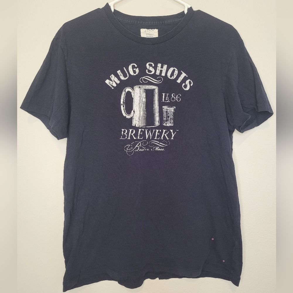 J. Crew Vintage T-shirt Mug Shots Brewery Size Medium